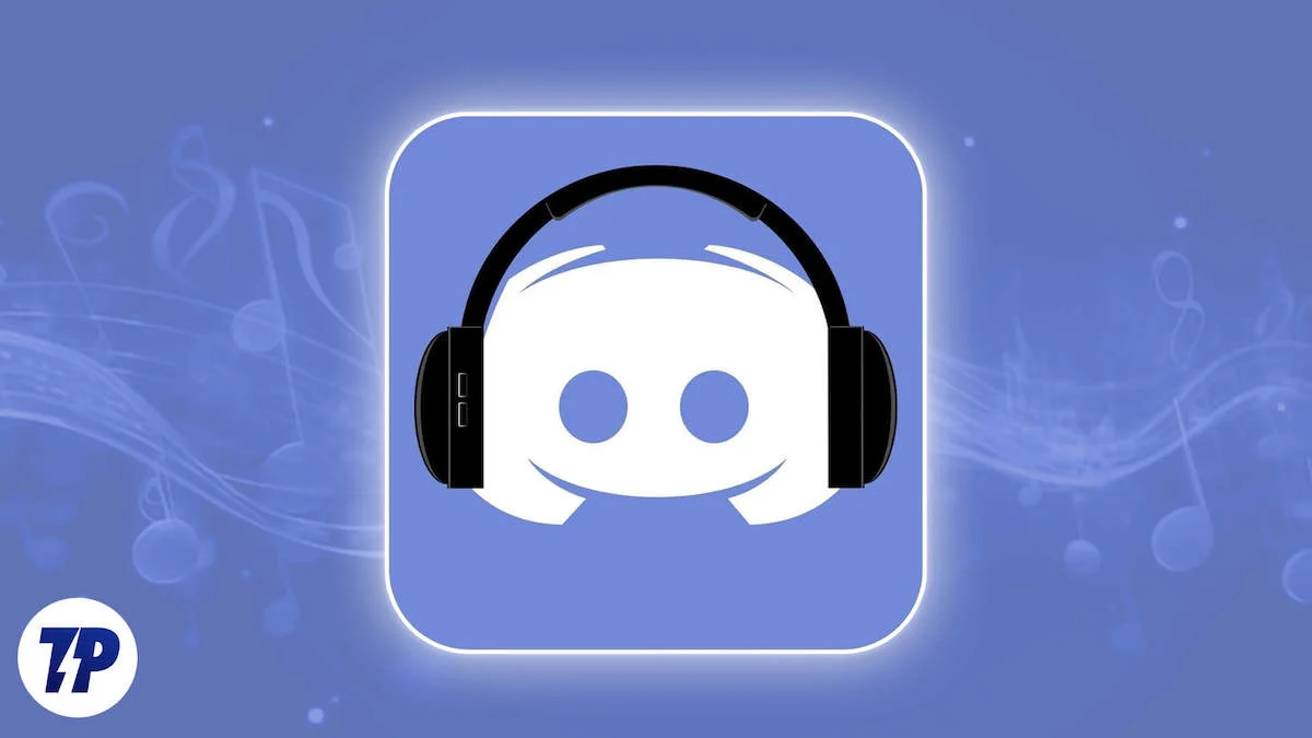 Discord music illustration with headphones and musical notes; cover artwork, not a screenshot of the bot.